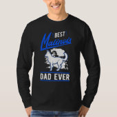 Mens Best Malinois Dad Ever Belgian Malinois Dad Tシャツ (正面)