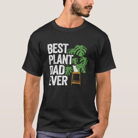 Mens Best Plant Dad Ever Garden Landscaper Gardene Tシャツ (正面)