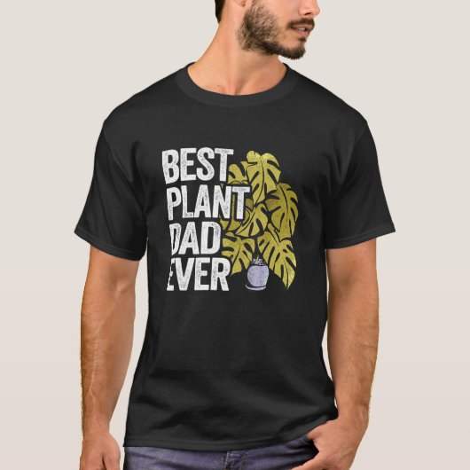 Mens Best Plant Dad Ever Garden Landscaper Gardene Tシャツ (正面)