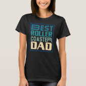Mens Best Roller Coaster Dad Rollercoaster Amuseme Tシャツ (正面)