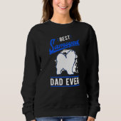 Mens Best Samoyed Dad Ever Samoyed Dad   スウェットシャツ (正面)