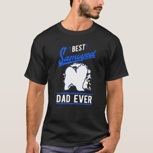 Mens Best Samoyed Dad Ever Samoyed Dad   Tシャツ (正面)