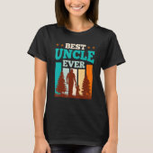 Mens Best uncle ever uncle Tシャツ (正面)