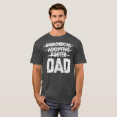 Mens Biological Foysterパパ養子縁組への愛情 Tシャツ (正面フル)
