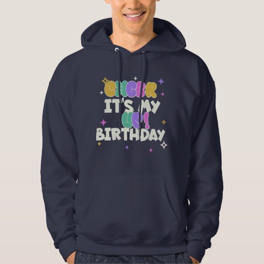 MEN'S BIRTHDAY CHEER UP PULLOVER HOODIE  パーカ (正面)