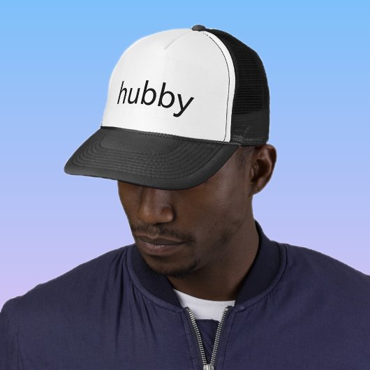 Men's Black Baseball Cap – Hubby, Perfect Gift  キャップ