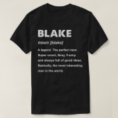 Mens Blake Name  Tシャツ (デザイン正面)