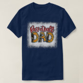 Mens Bleached Basketball Dad Camo Print Funny Dad  Tシャツ (デザイン正面)