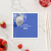 Mens Blue Birthday  スタンダードカクテルナプキン (インサイチュ)