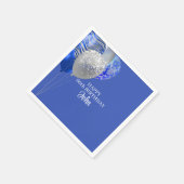 Mens Blue Birthday  スタンダードカクテルナプキン (角)