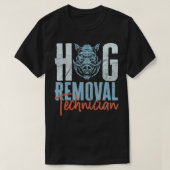 Mens Boar Hunting Wild Pig Hunter Hog Removal Tech Tシャツ (デザイン正面)