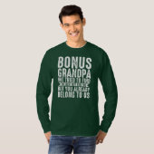 Mens bonus grandpa we tried to find bonus grandad tシャツ (正面フル)
