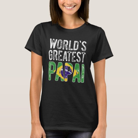 Mens Brazil Proud Brazilians Brazilian Roots Ameri Tシャツ (正面)