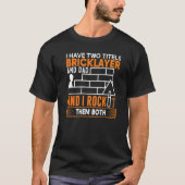 Mens Bricklayer Mens Bricklayer  Bricklayer Dad  1 Tシャツ (正面)