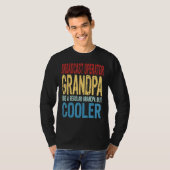 Mens Broadcast Operator Grandpa Like a Regular Gra Tシャツ (正面フル)