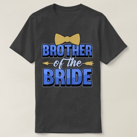 Mens Brother of the bride  Tシャツ (デザイン正面)
