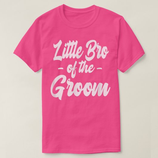 Mens Brother Of The Groom Bachelor Matching Group Tシャツ (デザイン正面)