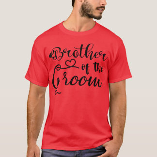 Mens Brother Of The Groom Matching Wedding And Bac Tシャツ