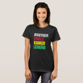 Mens Brother Uncle Gamer Legend Favorite Best Game Tシャツ (正面フル)
