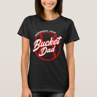 Mens Bucket Dad Baseball Softball Pitcher Catcher  Tシャツ