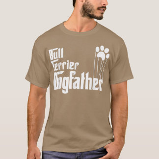 Mens Bull Terrier Dog Dad  Tシャツ
