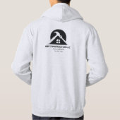 Men's Business Hoodie with front and back logo-ABP パーカ (裏面)