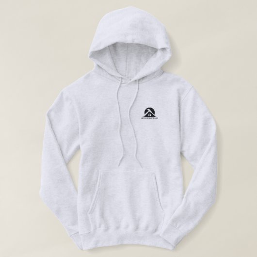 Men's Business Hoodie with front and back logo-ABP パーカ (デザイン正面)