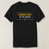 Mens Cabana Boy In The House  Funny Pool Guy Flowe Tシャツ (デザイン正面)