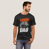 Mens Camping Dad Camper Caravan Camping 1 Tシャツ (正面フル)