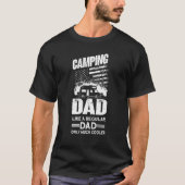 Mens Camping Dad  Camper Caravan  Camping 5 Tシャツ (正面)