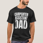 Mens Carpenter Assistant Dad Outfit Woodworker Fat Tシャツ (正面)