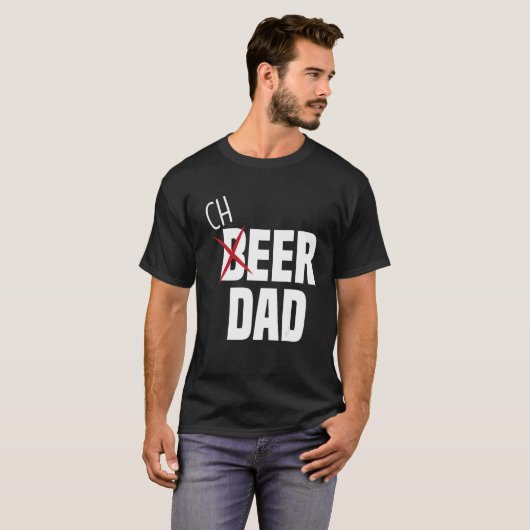 Mens Cheer Dad Cheerleading Dad Beer   Cheerleader Tシャツ (正面フル)