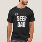 Mens Cheer Dad Cheerleading Dad Beer Cheerleader Tシャツ (正面)