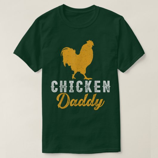 Mens Chicken Farmer Dad Retro Best Chicken Daddy F Tシャツ (デザイン正面)
