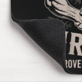 Men's Christian Workout Iron Sharpens Iron Proverb マウスパッド (コーナー)