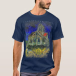 Mens Church At Auverssuroise Van Gogh Painting Tシャツ<br><div class="desc">Mens Church At Auverssuroise Van Gogh Painting church，クリスチャン，イエス，神，聖書，宗教，キリスト教，宗教，クロス，希望，聖書の聖句，主，キリスト，聖句，愛，引用文，タンブラー，イエスクール, 引用文, 聖なる書物、 経典，黒，可愛い，白い聖句，白い聖句，感動的白句，べ素晴らしセル店，トレンディー</div>