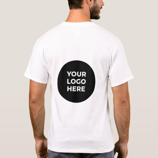 Men's Classic T-Shirt with Your Logo/Text Tシャツ (裏面)