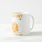Mens CNC機械工ギフトおもしろいズ コーヒーマグカップ (正面右)