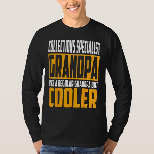 Mens Collections Specialist Grandpa Like a Grandp Tシャツ (正面)