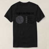 Mens Color Blind Problems Pie Chart Tシャツ (デザイン正面)