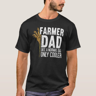 Mens Cooler Farmer Dad Local Farm Papa Farmer Dad Tシャツ