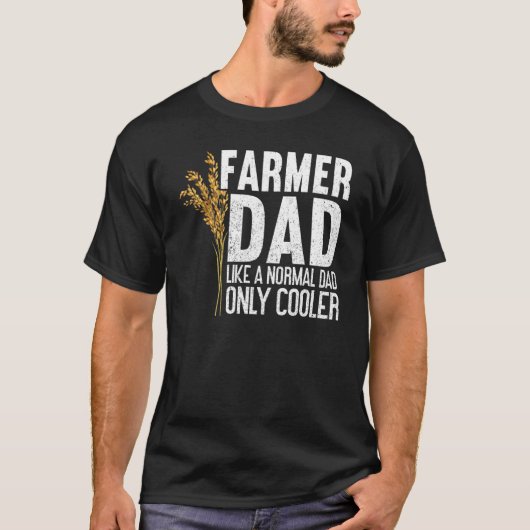 Mens Cooler Farmer Dad Local Farm Papa Farmer Dad Tシャツ (正面)