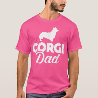 Mens Corgi DadCorgi Owners  Tシャツ