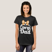Mens Corgi Dog Corgi Dad Tシャツ (正面フル)