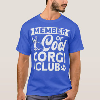 Mens Corgi Member Of Cool Corgi Club Dog Lover  Tシャツ