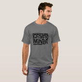 Mens Crypto Minerオンライン通貨 Tシャツ (正面フル)