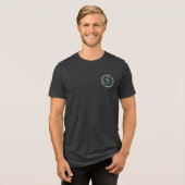 Men's, CSP serving since 2007 (ホワイトレタリング) トライブレンドＴシャツ (正面全面)