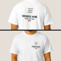 Men's Custom Front and Back Print Logo Member