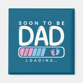 Mens cute soon to be dad funny new dad pregnancy マグネット