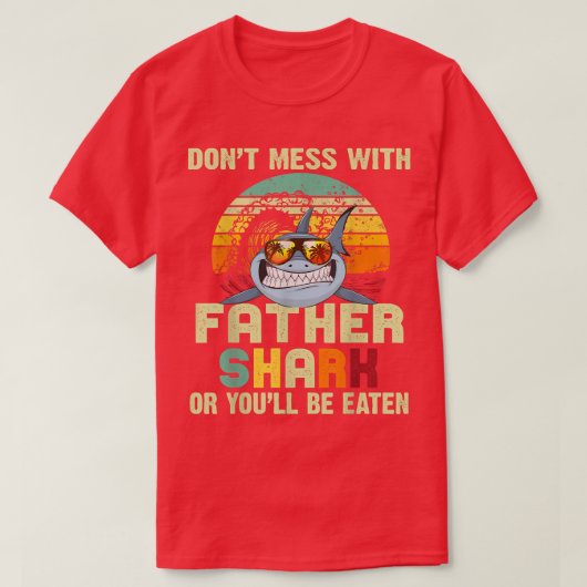 Mens Dad Gift From DaughterDont Mess With Father S Tシャツ (デザイン正面)